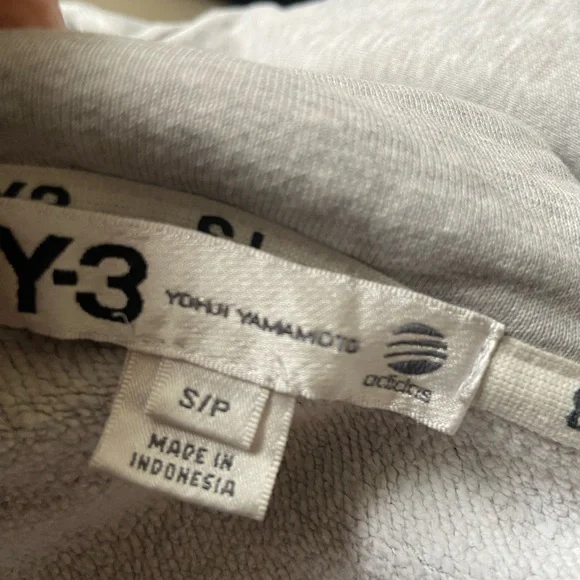 Y-3 Yoji Yamamoto Track Jacket with hoodies gray color Size S/P Small - Picture 12 of 14